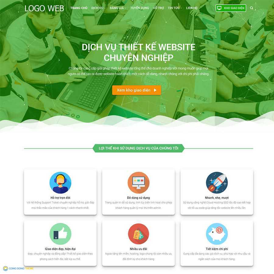 Thiết kế web công ty thiết kế Website 03 - CDW, Công ty, Marketing, Thiết kế, Website