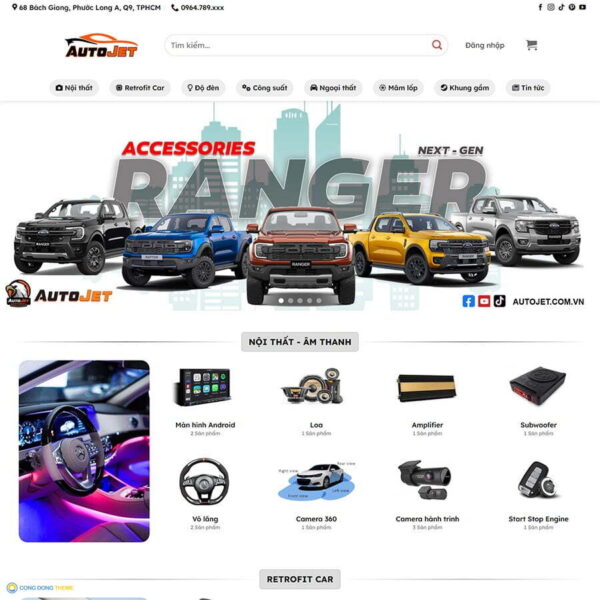 Thiết kế web đồ chơi xe hơi 03 - CDW, Xe hơi, Đồ chơi, Độ xe, Ô tô, Phụ tùng