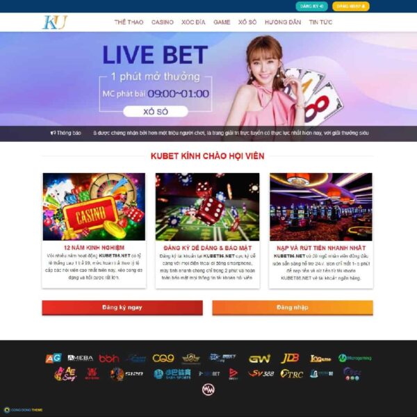 Thiết kế web Kubet, Casino, Poker 03 - CDW, Tin tức, Casino, Giới thiệu, Kubet, Poker