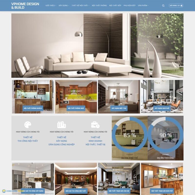 Thiết kế web nội thất 28 - CDW, Nội thất, Thiết kế, Xây dựng