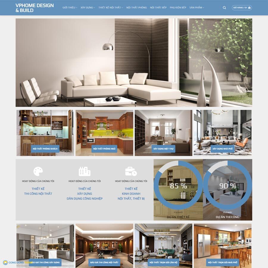 Thiết kế web nội thất 28 - CDW