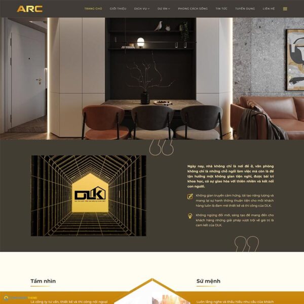 Thiết kế web nội thất 36 - CDW, Nội thất, Thi công, Thiết kế