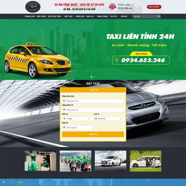 Thiết kế web thuê xe taxi có tính phí tự động - CDW, Công ty, taxi, Thuê xe, tính phí tự động