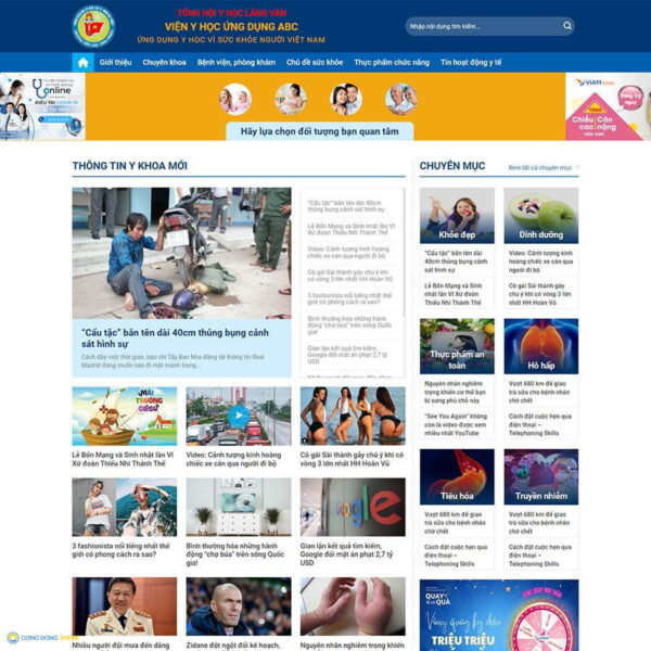 Thiết kế web tin tức 23 - CDW, Tin tức, Báo mới, News, Tin mới